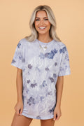 Camo Woodland Drop Shoulder Tunic Tee