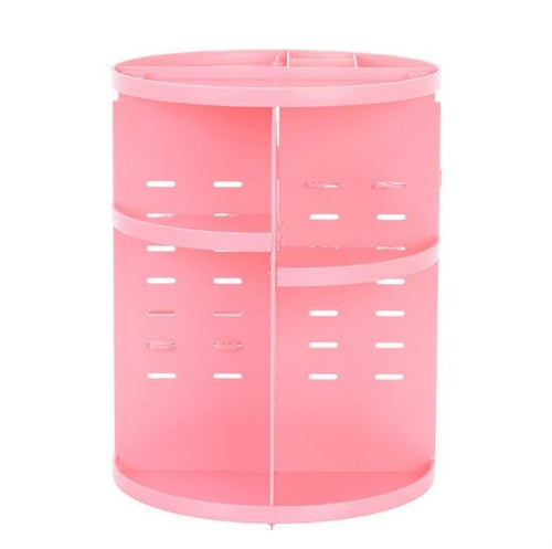 360 Rotating Makeup Organizer, DIY Adjustable Makeup Carousel Spinning